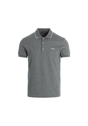 Ermenegildo Logo Embroidery Polo Shirt