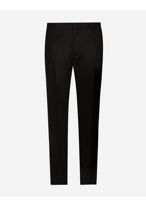 Dolce & Gabbana Tailored Flannel Pants - Man Pants And Shorts Black 50
