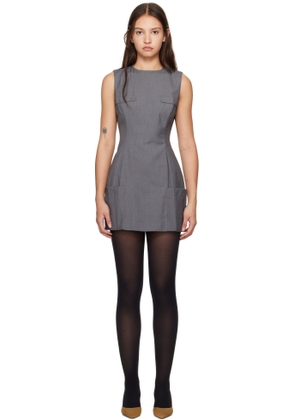 GUIZIO Gray Rowan Minidress