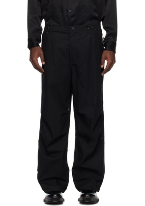 Maharishi Black Original Snopants Loose Fit Trousers
