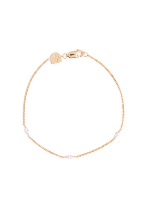Astrid & Miyu Navette Crystal 18kt Gold-plated Bracelet - One Size