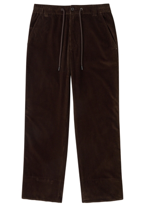 Moncler Straight-leg Corduroy Trousers - Brown - 48 (W32 / M)
