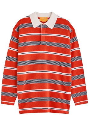 Guest In Residence Striped-intarsia Cashmere Rugby Jumper - Stripe - S (UK8-10 / S)