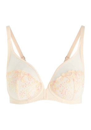 Simone PÉRÈLE Delice Embroidered Tulle Underwired bra - Yellow - 34E