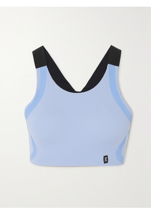 ON - Performance Stretch Sports Bra - Blue - x small,small,medium,large,x large