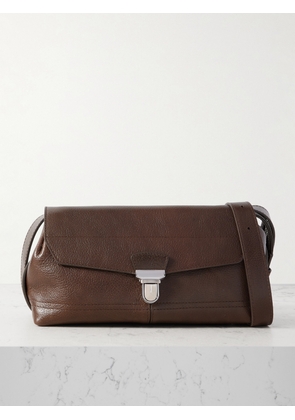 LEMAIRE - Small Gear Textured-leather Shoulder Bag - Brown - One size