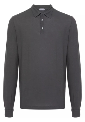Zanone Ice cotton polo shirt - Grey