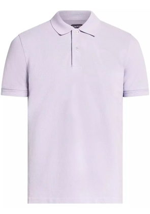 TOM FORD short-sleeve cotton polo shirt - Purple