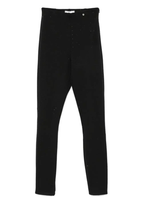 NISSA rhinestone-embellished leggings - Black