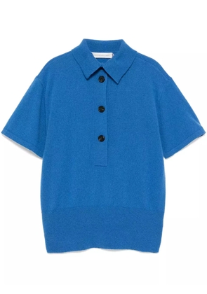 Christopher Esber cashmere polo jumper - Blue