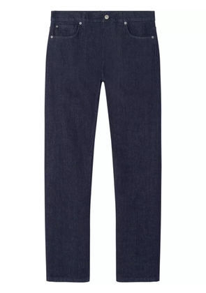 Versace logo-patch jeans - Blue