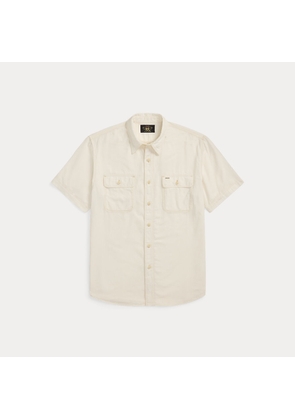 Selvedge-Detailed Woven Workshirt