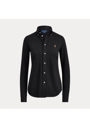 Slim Fit Knit Cotton Oxford Shirt