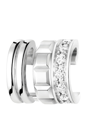Boucheron White Gold and Diamond Quatre Single Ear Clip