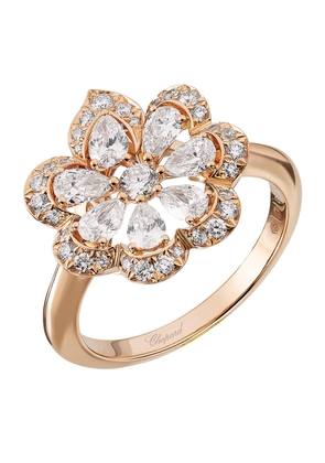Chopard Rose Gold and Diamond Precious Lace Mini-Froufrou Ring