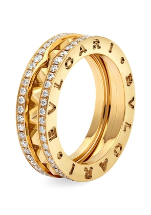 Bvlgari Yellow Gold and Diamond B. zero1 Rock One-Band Ring