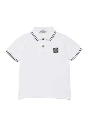 Stone Island Junior Logo Polo Shirt