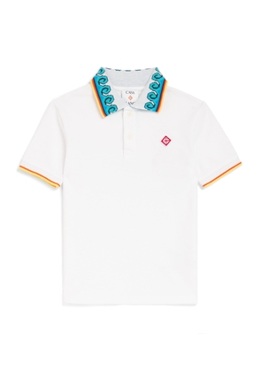 Casablanca Kids Wave Polo Shirt