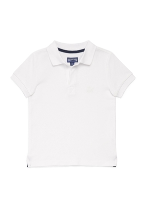 Vilebrequin Kids Cotton Embroidered Polo Shirt
