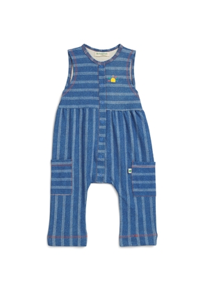 The Bonnie Mob Organic Cotton Striped Sleeveless Playsuit