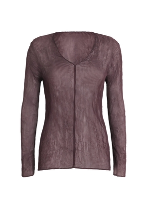 Issey Miyake Chiffon Twist Top