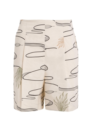 MM Max Mara Cotton Agito Shorts