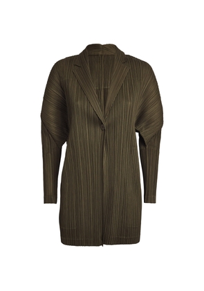 Pleats Please Issey Miyake Forward 4 Longline Blazer