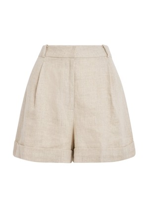 Faithfull the Brand Linen Hardy Tailored Shorts