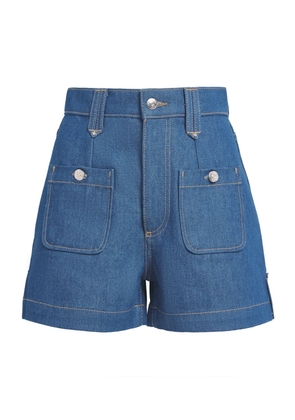Claudie Pierlot High-Rise Denim Shorts