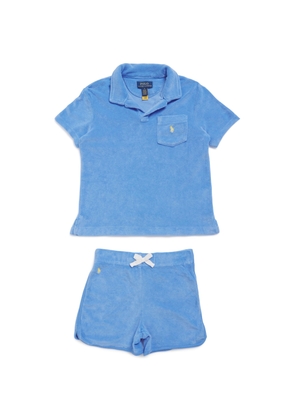 Ralph Lauren Kids Towelling Polo Shirt and Shorts Set