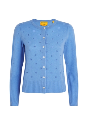 Guest In Residence Cashmere Pointelle Jane Cardigan