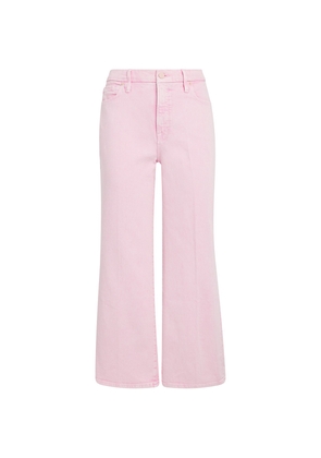 Good American Good Waist Cropped Palazzo Jeans
