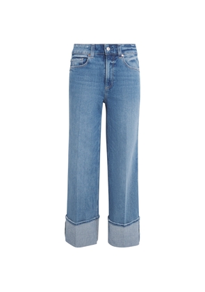 Paige Sasha Ankle Wide-Leg Jeans