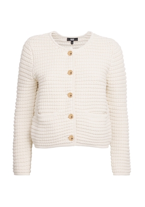 Paige Cotton-Blend Crochet Oberon Cardigan