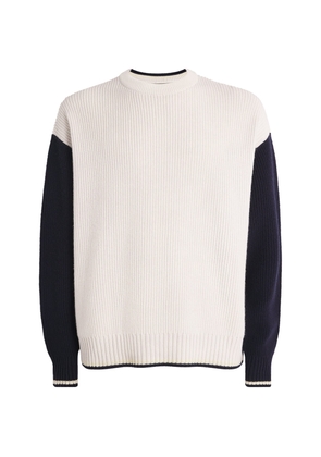 Johnstons Of Elgin Cashmere Colour-Block Sweater