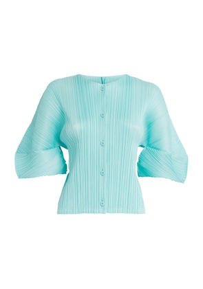 Pleats Please Issey Miyake Pleated Monthly Colors April Cardigan