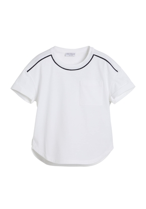 Brunello Cucinelli Cotton Jersey Monili T-Shirt