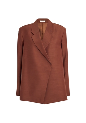 BITE Studios Organic Wool-Silk Polus Blazer