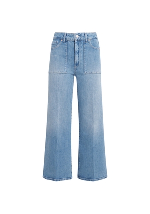 Paige Anessa Ankle Wide-Leg Jeans