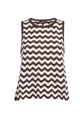 ME+EM Cotton Scallop Top