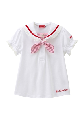 Miki House Cotton Embroidered Blouse