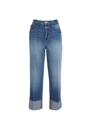 L'Agence Leighton Cropped Cuffed Jeans