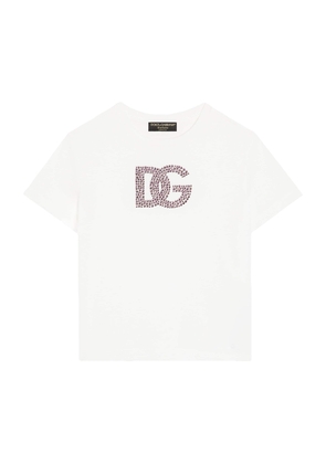 Dolce & Gabbana Kids Cotton Dg Logo T-Shirt