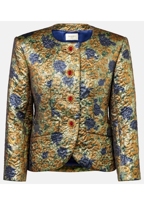 Saint Laurent Floral jacquard jacket