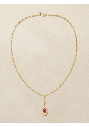 Amrapali London - Navratna 18-karat Gold, Ruby And Diamond Necklace - One size