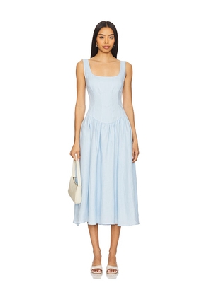 ASTR the Label Thierry Dress in Baby Blue. Size L. Also in M, S, XL, XS.