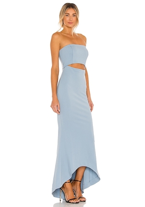 NBD June Gown in Baby Blue. Size M. Also in L, S, XL, XS, XXS.
