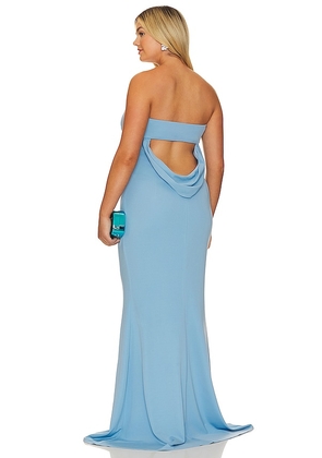 Katie May X Revolve Mary Kate Gown in Blue. Size L. Also in M, S, XL, XS, XXL.