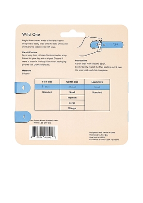 Wild One Small Flair Groovy Walk Charms Bundle in Orange.