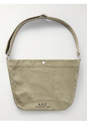 A.P.C. - Journal Small Canvas Messenger Bag - Men - Green
